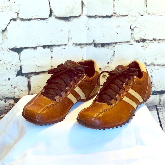 Skechers Other - Men’s Skechers Sneakers Brown Leather Vintage S 8